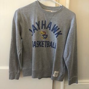 Kansas Jayhawks basketball sweatshirt